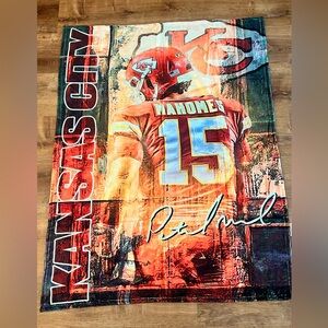 Kansas City Chiefs Patrick Mahomes Fleece Blanket 39x51